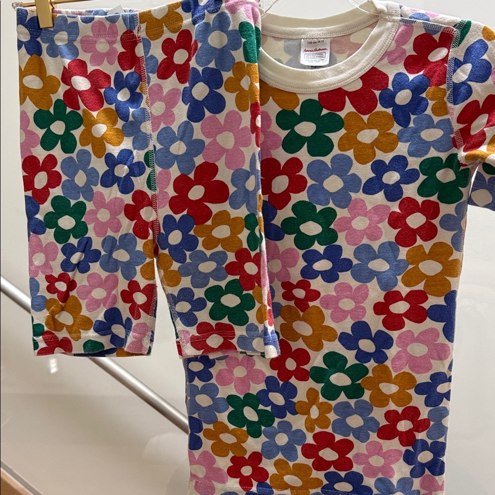 Hanna Andersson Multicolor Floral Kids Pajama Set